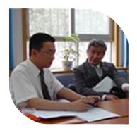 新竹公司總經(jīng)理在建筑材料科學(xué)研究院會見北京航空航天大學(xué)陳汴琨教授。